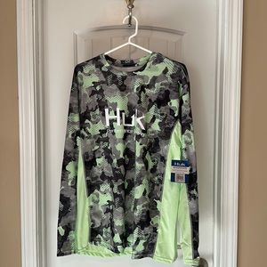 Huk Icon X KC Refraction Camo L/S shirt